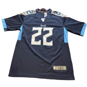 Nike Authentic‎ 100th NFL Tennessee Titans D. Henry’s Jersey NWOT size La…